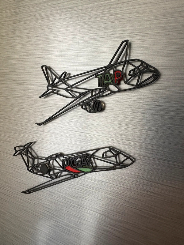 Ímanes Aviões Diversos Geométricos