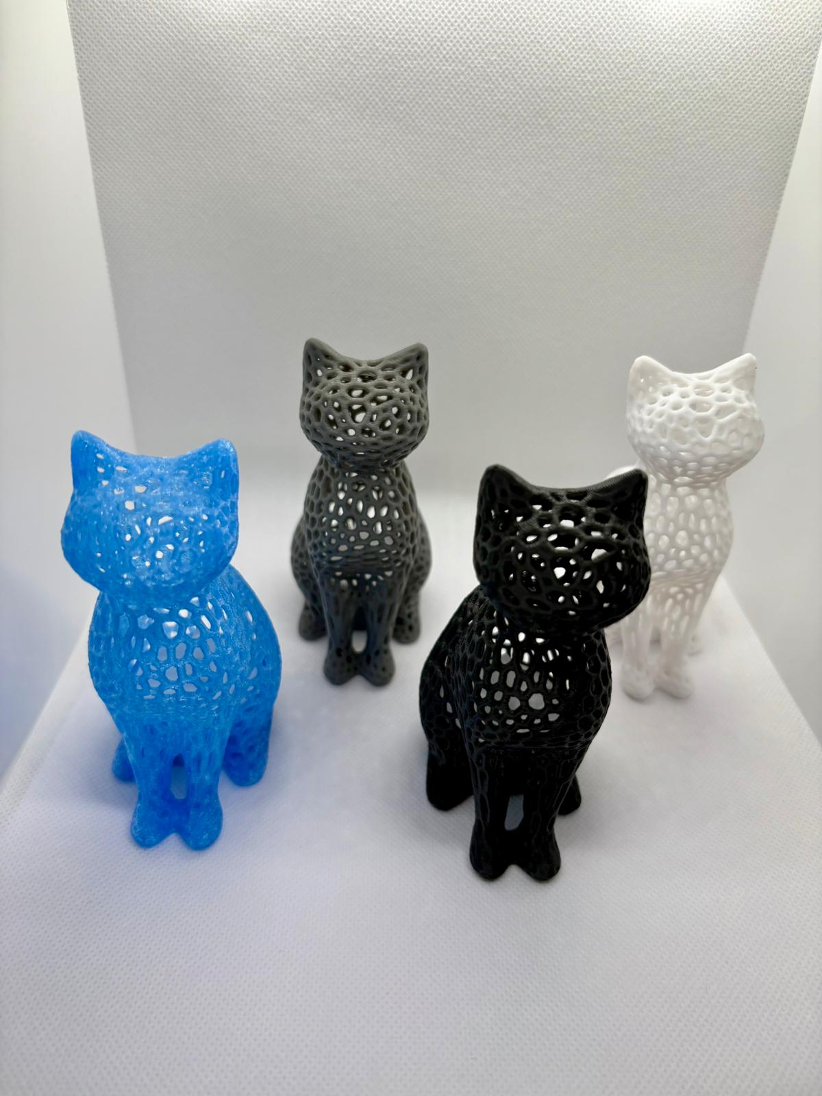 Luz decorativa em forma de gato 10cm