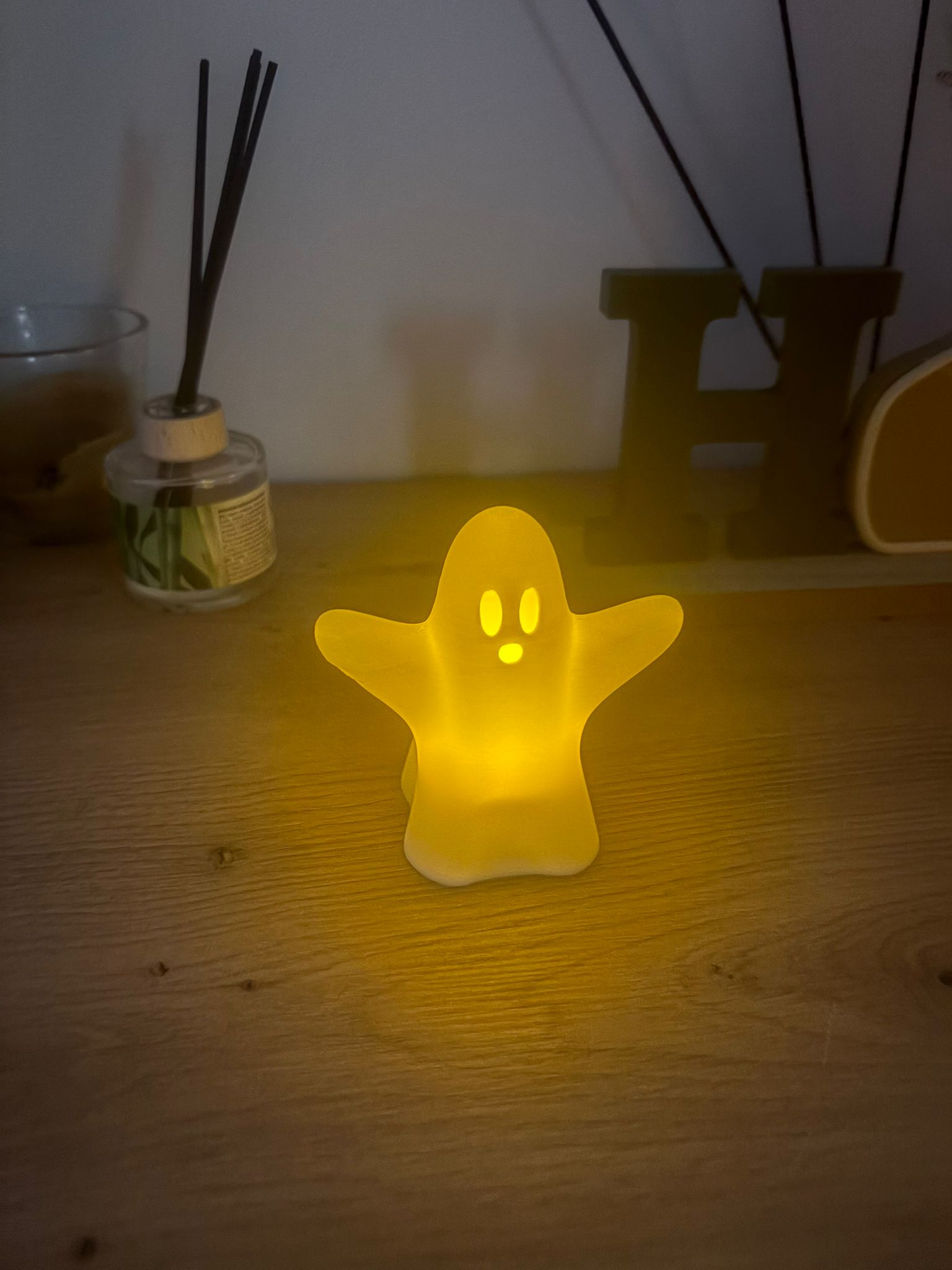 Luz decorativa em forma de Fantasma para Halloween