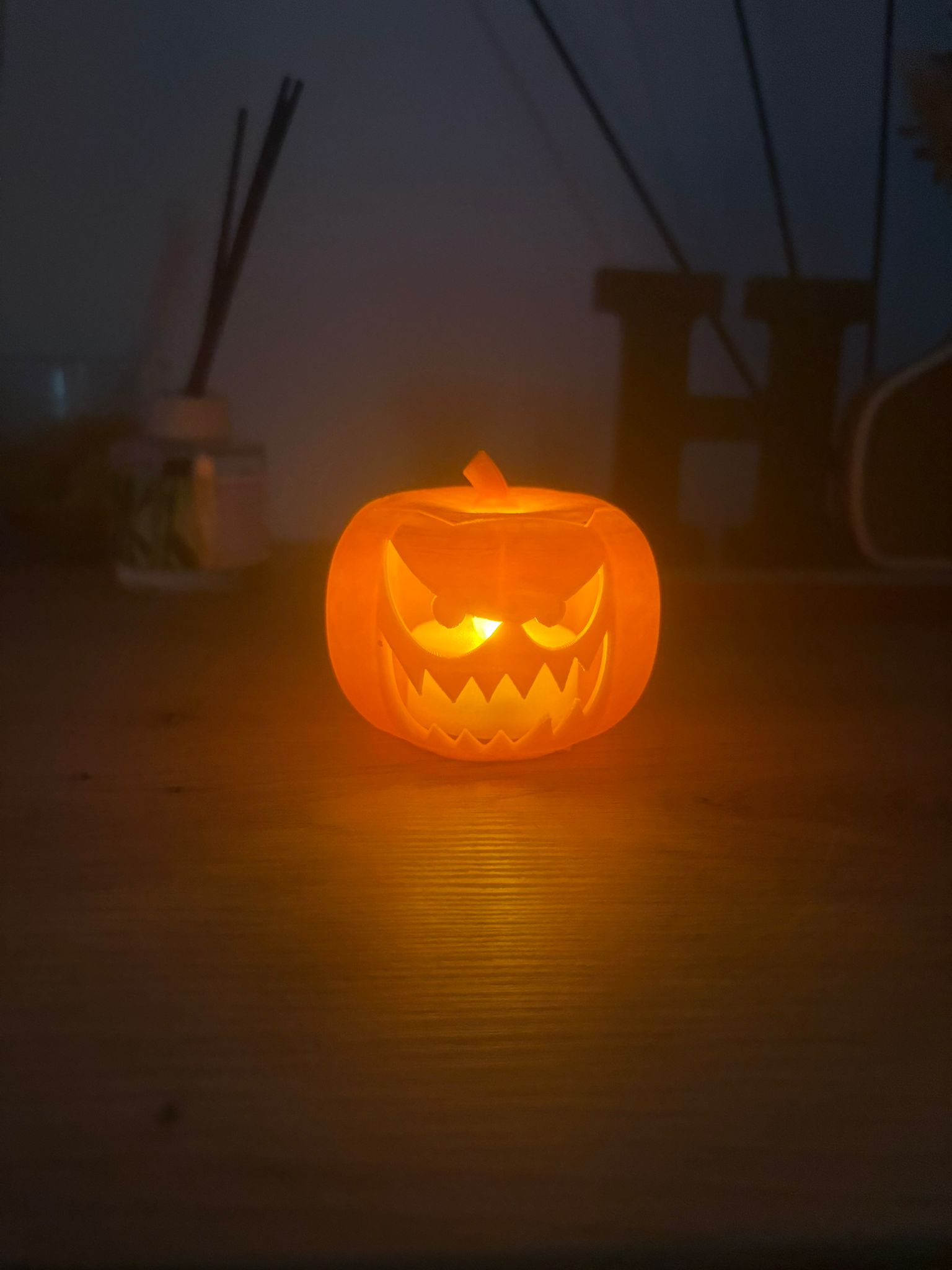 Luz decorativa em forma de Abóbora para Halloween
