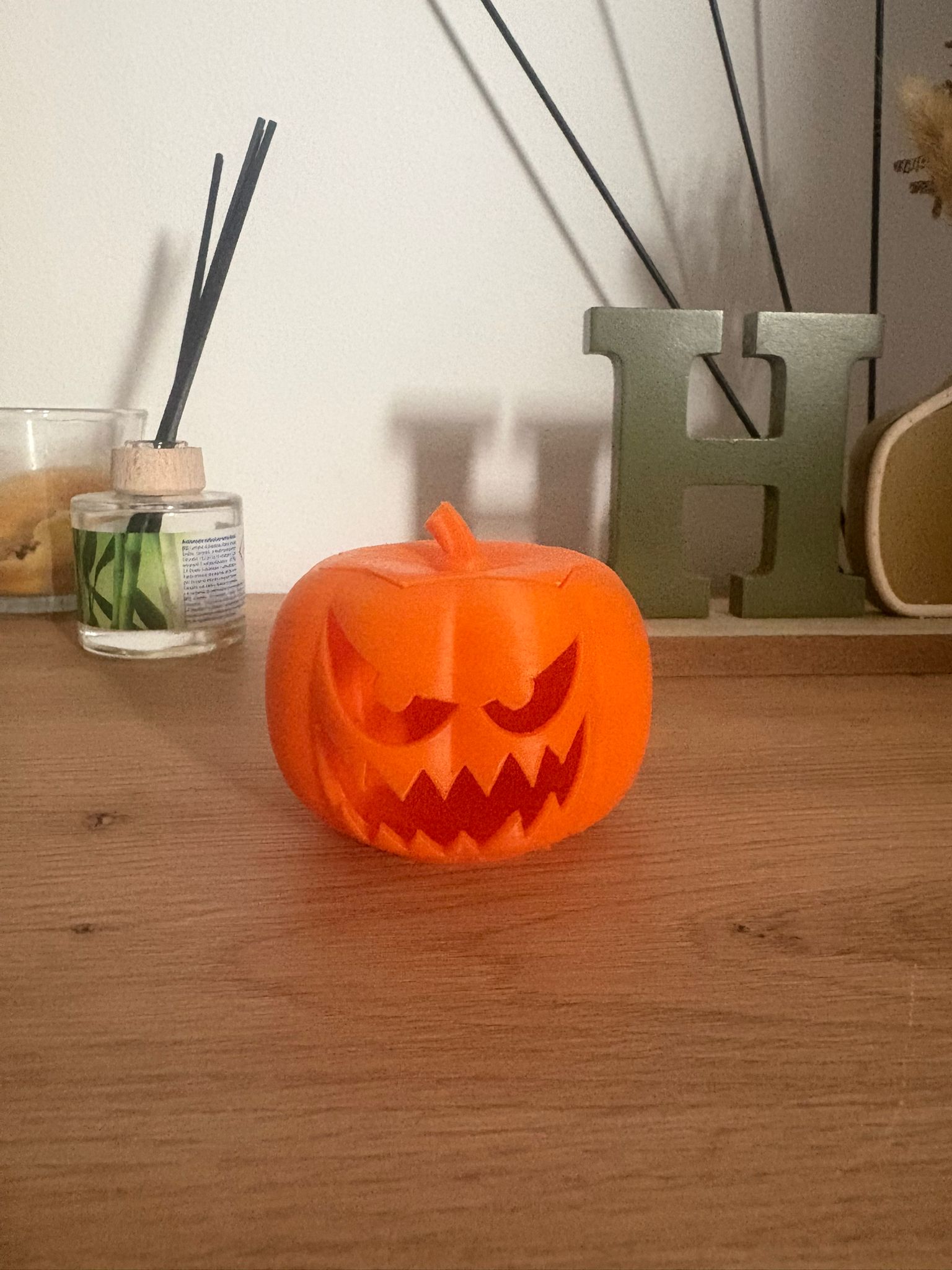 Luz decorativa em forma de Abóbora para Halloween